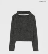 【MADE】ニキシーSET - マフラーボートネックロングスリーブTシャツ