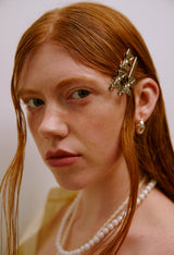 Pleated Ribbon Hairpin