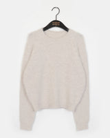 Lakong Loose Fit Angora Round Knitwear