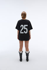 Weekend warrior people artwork T-shirt (Black)