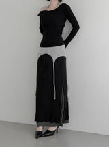 If Button One-Shoulder Off-Tee