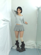 ベーシックプリーツミニスカート