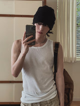 Leaders Rib Loose Fit Sleeveless