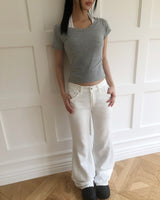 Polip Low-Waist Bootcut Pants