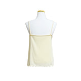 (2color) Wave Layered Ribbed Sleeveless Top