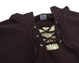 アイレットレースフードワンピース / brown