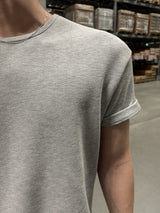アークワッフルセミマッスルフィットクロップ半袖Tシャツ