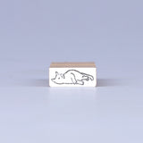 [Wood stamp] 3 kinds of cats a day
