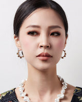 Garden Small Hoop Earrings Gold