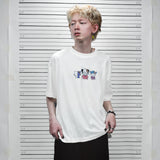 PEANUT STAIN - Fakenut Stain Wanted Ivory Boxy Oversized Tshirt