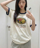 Coloring World Ringer T-Shirts - 4COLOR