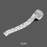 PET Silver Foil Mini Star Kiss Cut Tape