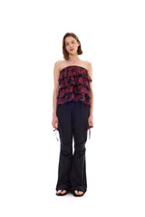 FINE FRILL TOP SKIRT