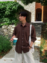  Cool Summer Premium Linen Overfit Shirt
