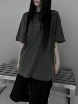 [unisex] pigment cross overfit short sleeve T (2color)