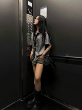 26SS★ [ MADE / Tie Set ] Silk Stripe Classic Shirt Short Sleeve Version