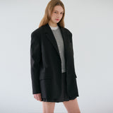 Over-sized Tailored Jacket_Black