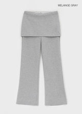 [B-BASIC] AirSweat Bootcut Skirt-Pants (2SIZE)
