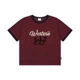 WESTERN HORSE Cool Cotton Crop Ringer Short Sleeve (SRCSTD-0271)