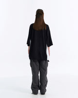 サッカーユニフォームフットボールTシャツ(Black, White)