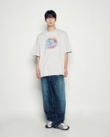 25FW バスケットボールピグメントショートスリーブTシャツ ライトグレー