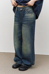 Fill Washed Wide Denim