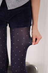 blueberry sugar dot tights