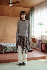 26SS★ Puppy Stripe Long Sleeve