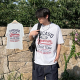 シカゴオーバー半袖Tシャツ