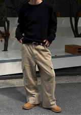[CROP ITEM] Lams wool crop knit(4color)