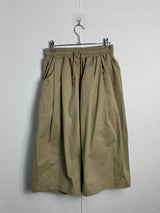 Pintuck Twill Bermuda Pants 3C