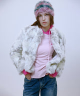 Asymmetric Ruched Hoodie (PINK)