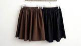 Rose waistband corduroy midi skirt