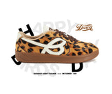 HBD x WeFlower Collaboration – Leopard Print Retro German Training Shoes