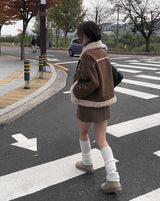 [Belt Set] Ropan Wool Mini Belt Skirt