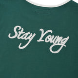 グラフィックリンガーTシャツ [GREEN]