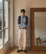 Fate Semi-Wide Cotton Pants