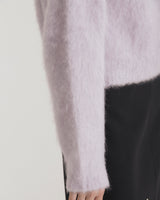 WOOL BRUSHED SWEATER [VIOLET]