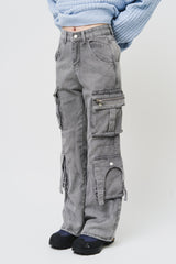 (W) Clog Flare Pocket Denim (2color)