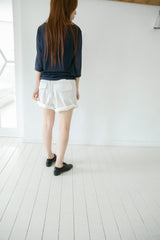 cotton roll-up half pants(3colors)