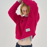 Brushed Soft Knit_Fuchsia pink