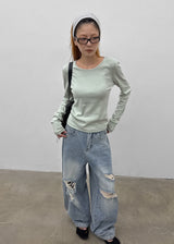 [MADE] Thezbee Round Long Sleeve Tee