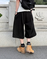 Bant Heavy Sweat Four-Tuck Bermuda Pants