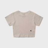 ナミブワッフルクロップトップ(GREY)