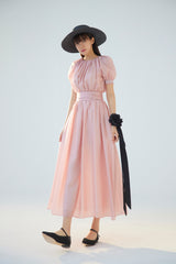 NO.4 DRESS - PINK ROSE