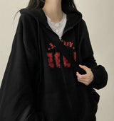 1995 Vintage Balloon Hoodie Zip-Up