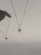 【MADE】 double heart necklace (65cm)