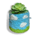Fuzzy pot_Field (Sky blue)