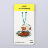 TTUMARO K-Food Double-Sided Acrylic Keychain