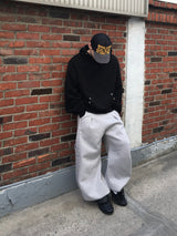 If Eyelet Over Hoodie 2C